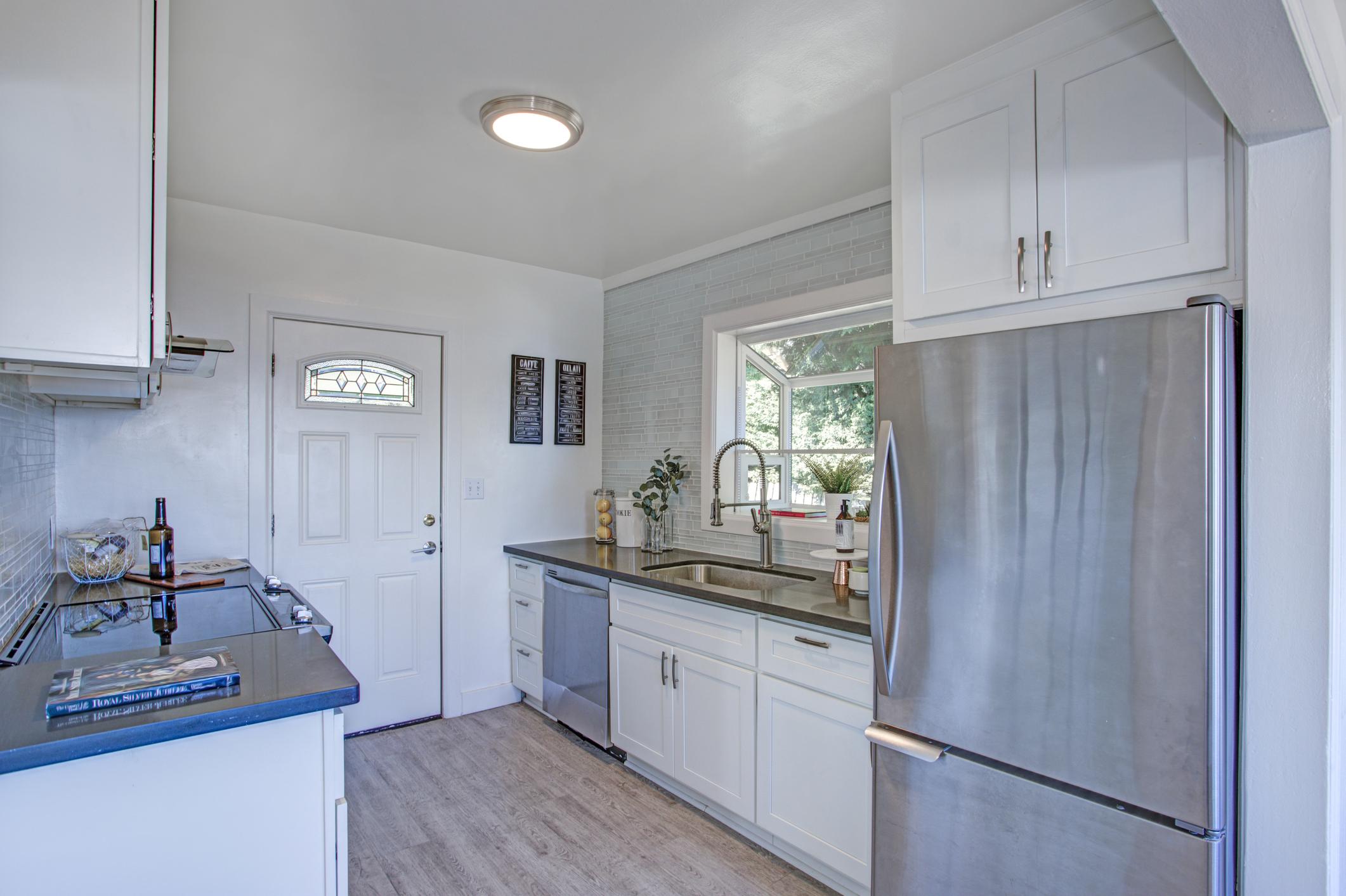 Kitchen Remodel of a White house